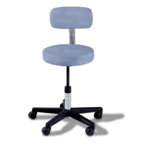 271 Basic Stool, With Back, Manually Adjustable, Oasis (US Only) (DROP SHIP ONLY) (Delivery Info Sheet Required)