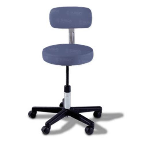 271 Basic Stool, w/ Back, Manually Adjustable, Soothing Blue (US Only) (DROP SHIP ONLY) (Delivery Info Sheet Required)