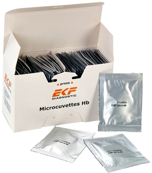HemoPoint H2 Microcuvettes, 50 test/kit, (50 Indivisual wrapped) (US Only)