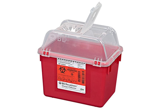 Sharps Collector, 8 Quart, Open Top Nesta, 24/cs (Continental US Only) (Drop Ship Requires Pre-Approval)