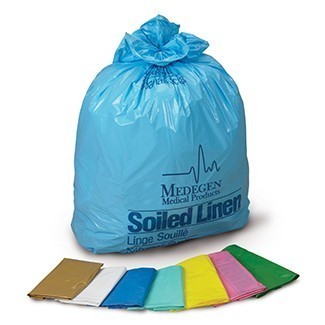 Soiled Laundry Bag, 30_" x 41, Blue/ Black, 1.2 mil, 25/bx, 4 bx/cs