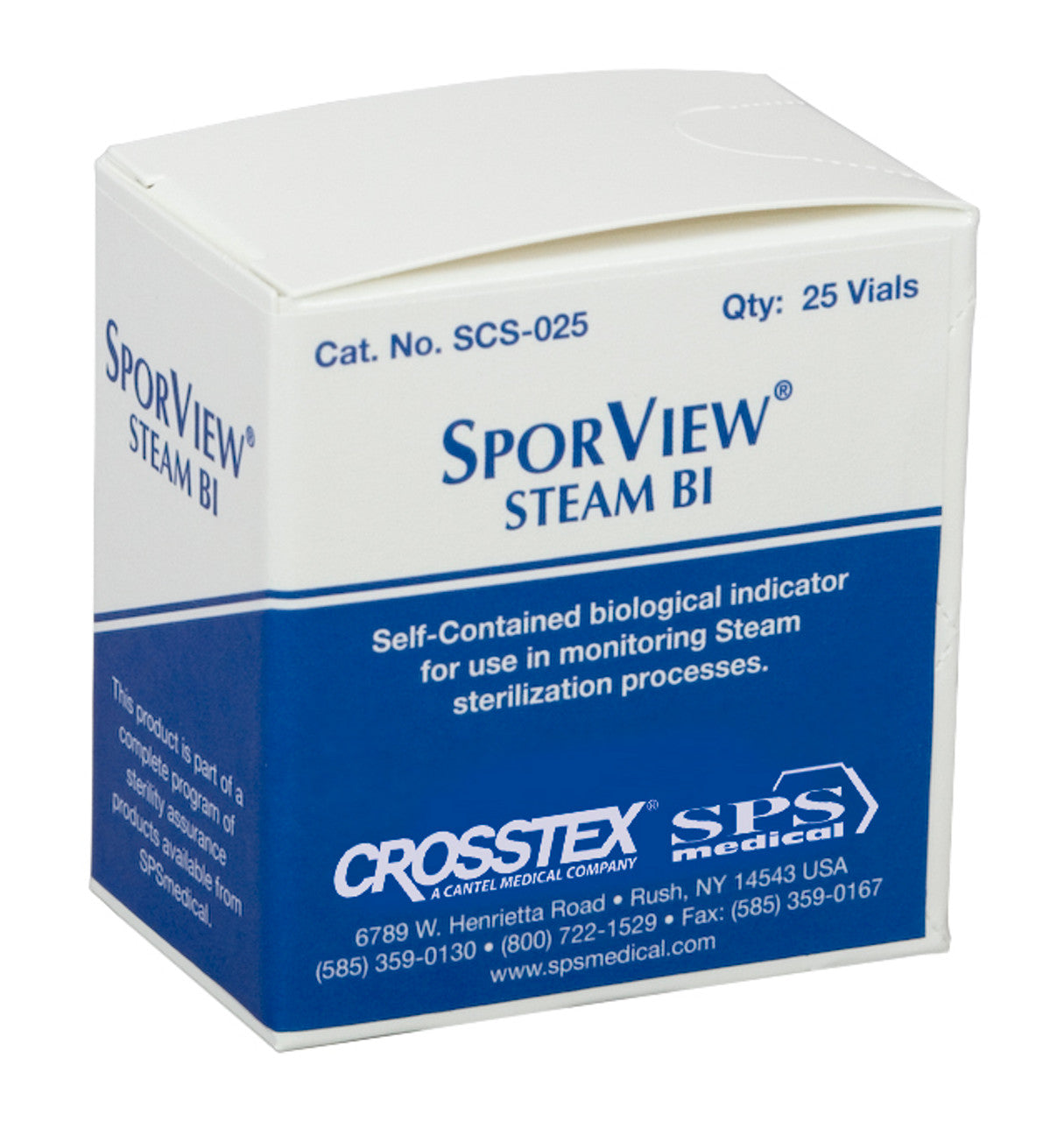 Steam Biological Indicator, 25/bx