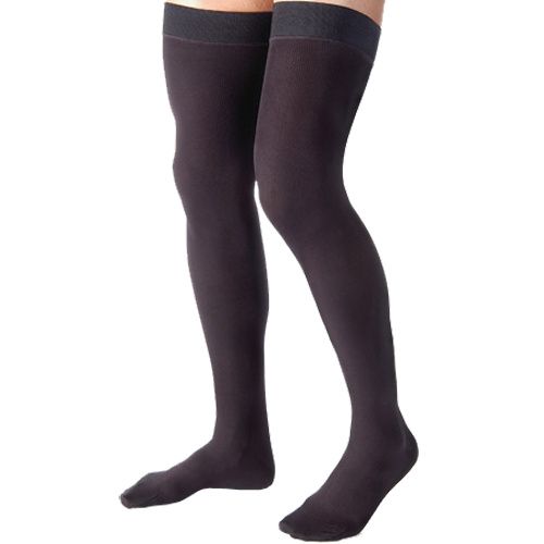 Compression Hose, Thigh High, 15-20 mmHG, Closed Toe, Khaki, Small (Continental US Only)