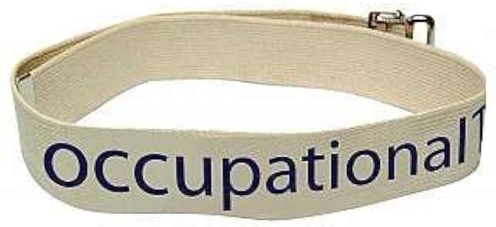 Gait Belt, Occupational Therapy, #8 Natural, 2" x 60" (A handling charge of $9.95 will be added to any order under $25.00) (DROP SHIP ONLY)