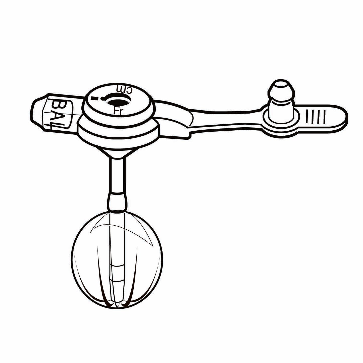 Gastrostomy Tube, 24FR, 3.0cm Stoma Length, 1/cs (US Only) (Authorized Distributor Sub-Agreement Required  - See Manufacturer Details Page)