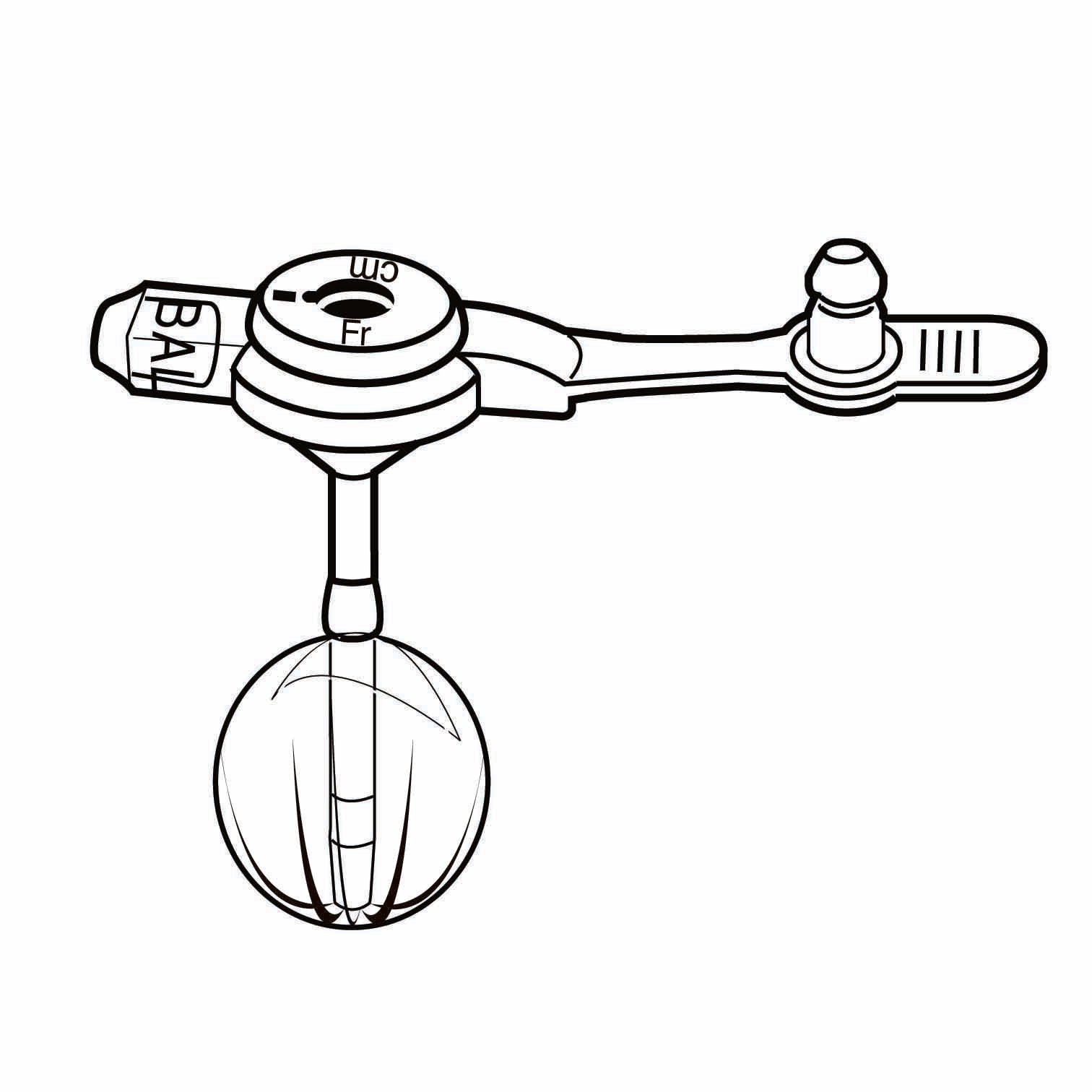 Gastrostomy Tube, 24FR, 3.0cm Stoma Length, 1/cs (US Only) (Authorized Distributor Sub-Agreement Required  - See Manufacturer Details Page)