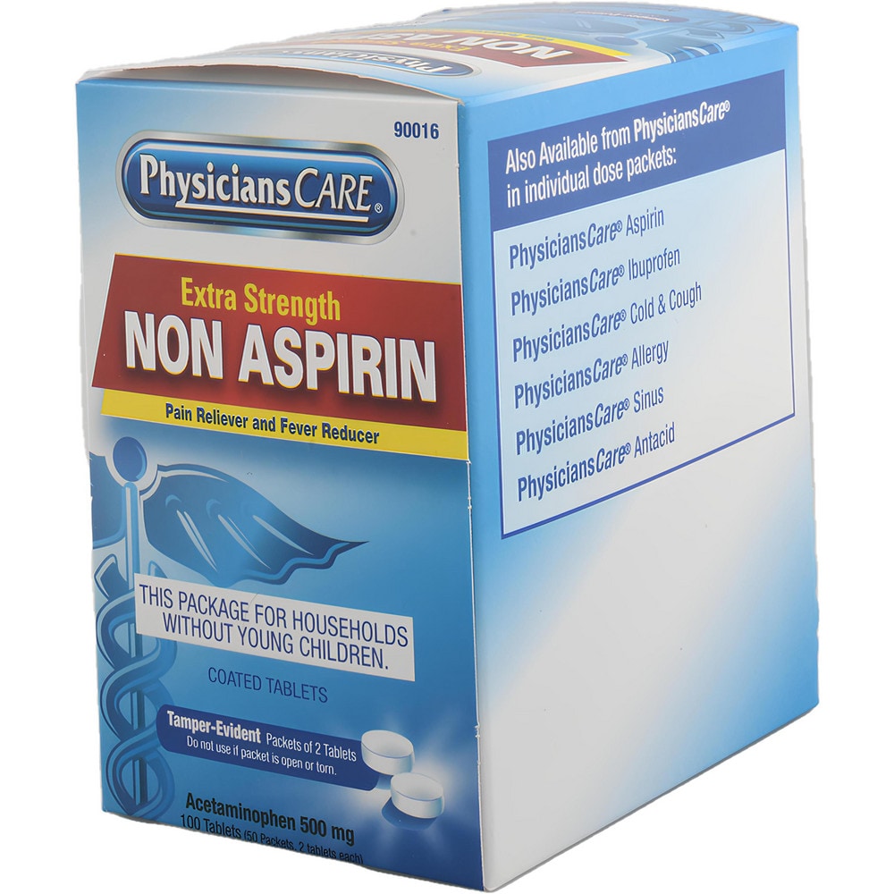 PhysiciansCare Extra Strength Non-Aspirin, 2/pk, 50pk/bx (DROP SHIP ONLY - $150 Minimum Order)