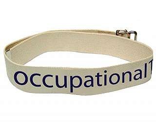 Gait Belt, Occupational Therapy, #8 Natural, 2" x 72" (A handling charge of $9.95 will be added to any order under $25.00) (DROP SHIP ONLY)