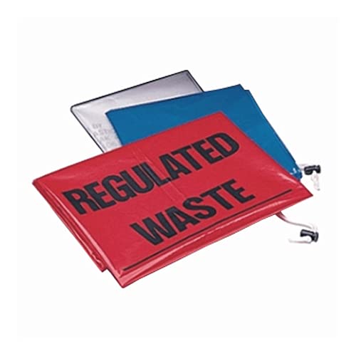 Medi-Waste Biohazard Waste Bag, 39.5" x 39.7", 2.0 mil, 40 gal, 3-Ply, Red/Black, 25/cs