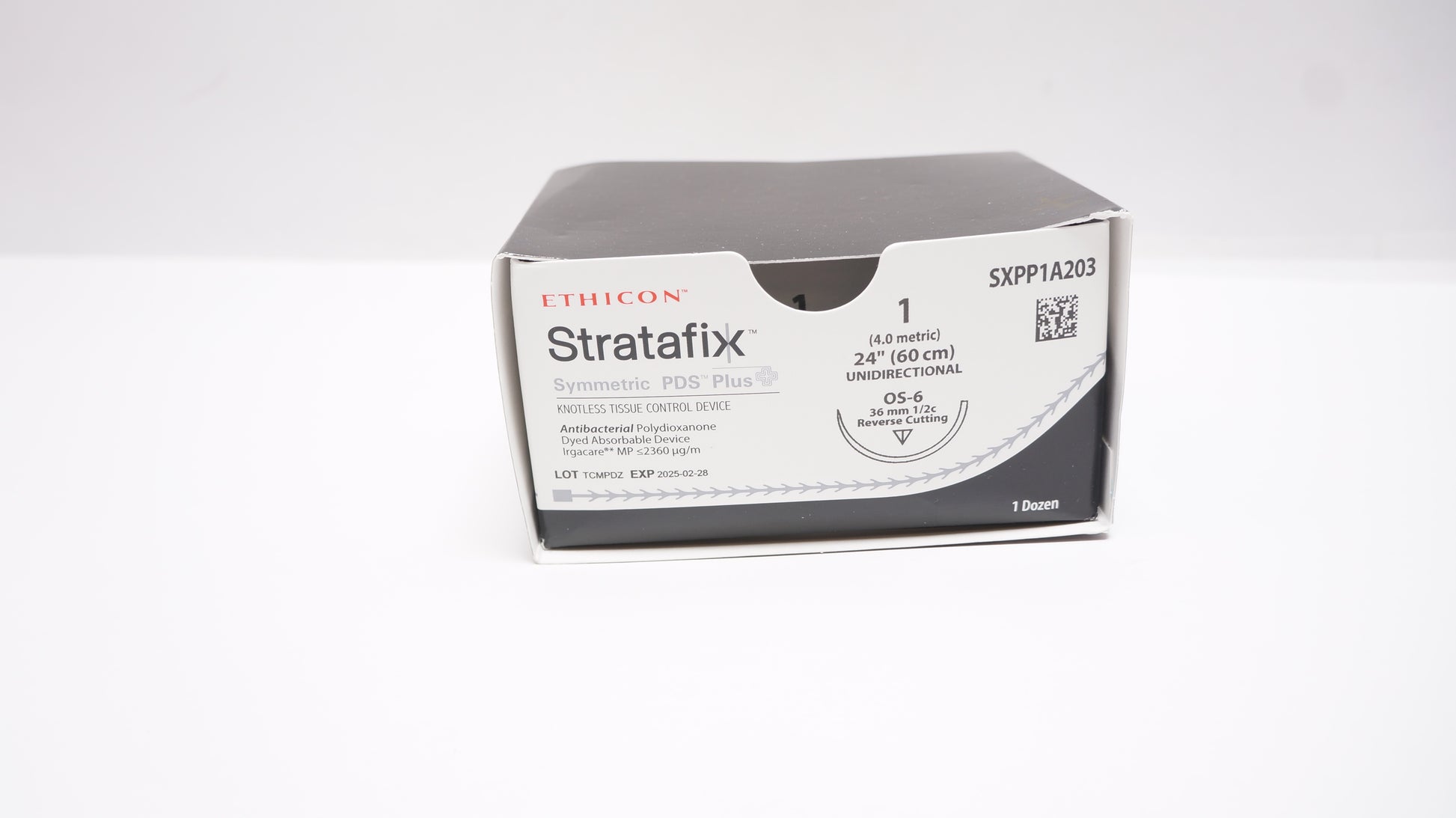 STRATAFIX Symmetric PDS Plus Suture, 2-0, Violet, CT-1, 45 cm, 12/bx (Continental US Only)