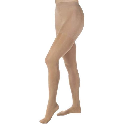 Compression Hose, Waist High, 30-40 mmHG, Closed Toe, Natural, Large (Continental US Only)
