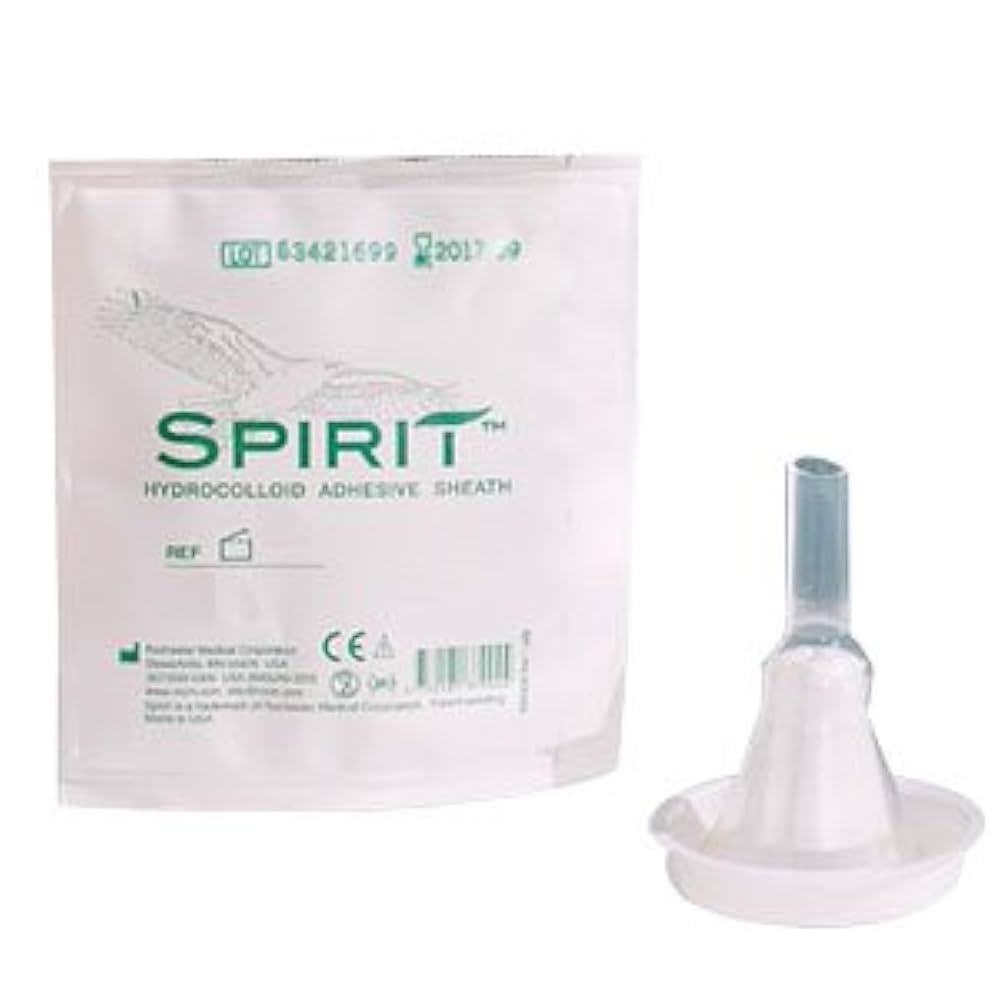 Spirit3 External Catheter, Male, Self-Adhesive, Hydrocolloid, Silicone, 29mm, Medium, 100/cs (US Only)