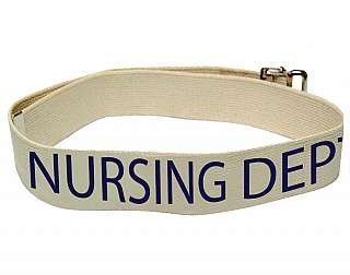 Gait Belt, Nursing Dept, #8 Natural, 2" x 60" (A handling charge of $9.95 will be added to any order under $25.00) (DROP SHIP ONLY)