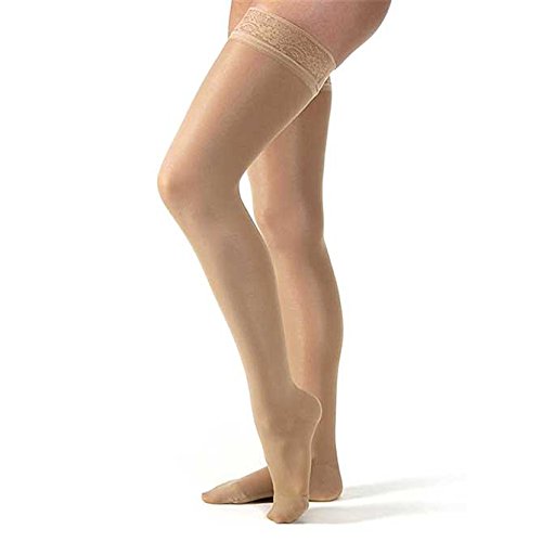 Compression Stocking, Waist High, 20-30 mmHG, Closed Toe, Suntan, Medium (Continental US Only)