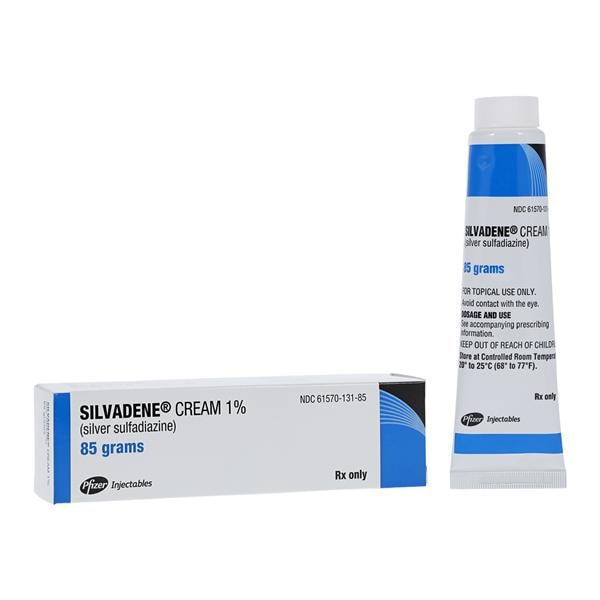 Silvadene Cream 1%, 85 g Tube (Rx) (Item is Non-Returnable) (We must have your Wholesale Drug License on File before shipping this product) (US Only, Excluding IN and ND)