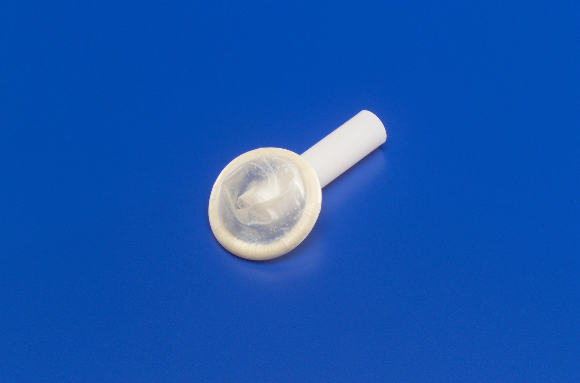 Dover Texas Male External Catheter with Foam Adhesive Strap, Latex, Non-Sterile, 144/cs
