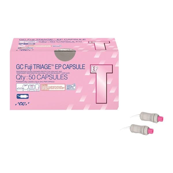 Fuji Triage EP White, Powder 0.30g/Liquid 0.15g (0.12mL) Per Capsule - 50 Capsules (For Sale in the U.S. Only)