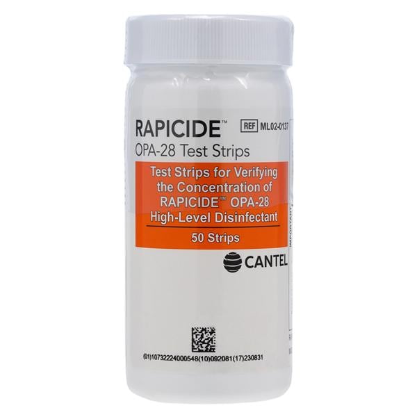 Disinfectant Rapicide OPA 28 Test Strips, 50/btl, 2 btl/bx