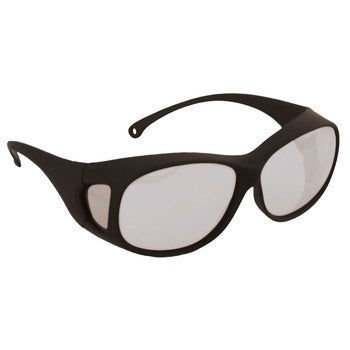 Safety Glasses, Indoor/Outdoor Uncoated Lens, Black Frame, 12/cs
