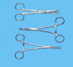 Hemostatic Forceps, Kelly, 5.5", Floor Grade Stainless Steel, Straight, Sterile, 20/bx