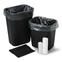 Can Liner, 40" x 48", Clear, High Density, 17 mic, 40-45 Gal, 25 rl/pk, 10 pk/cs