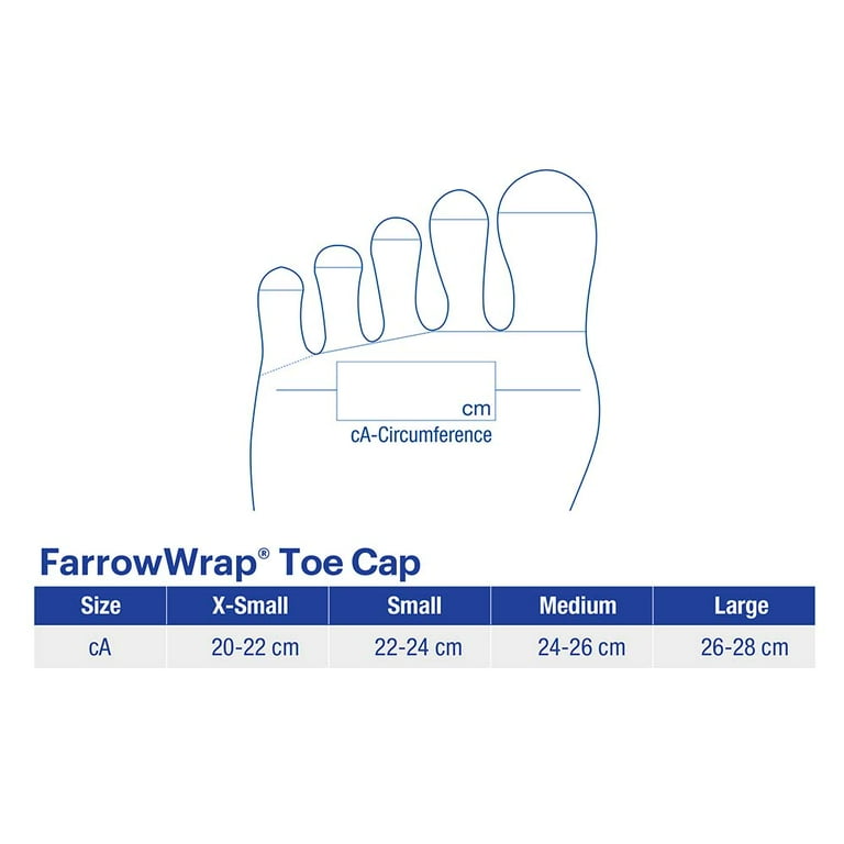 FarrowWrap Toe Caps, 20-30 Toe Cap, Black, Large (Continental US Only)