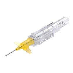 Protectiv-W IV Catheter, 24G x ?" Retracting Needle, Yellow, 50/bx, 4 bx/cs (US Only)