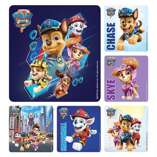 Nickelodeon Stickers PAW Patrol The Movie Assorted 100/Rl (PS725)