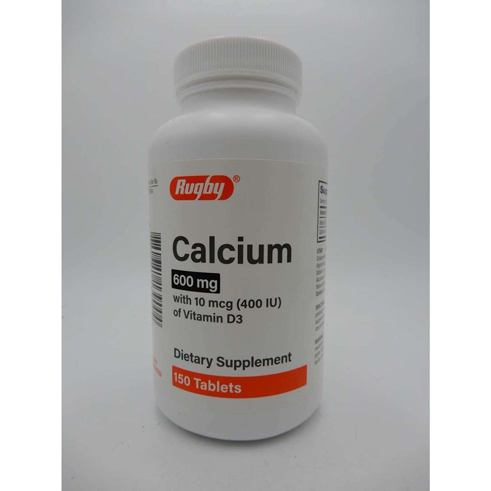 Calcium Tablet, 600mg, with Vitamin D3, 10mcg, 400IU, 60S, NDC# 80681-0029-00, 24/cs (US Only)