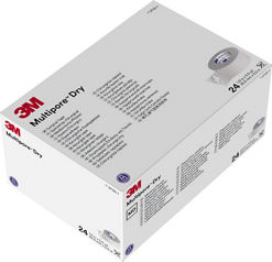 Multipore Dry Surgical Tape, 1" x 5.5 yd, 24 rl/bx, 4 bx/cs (Continental US+HI Only)