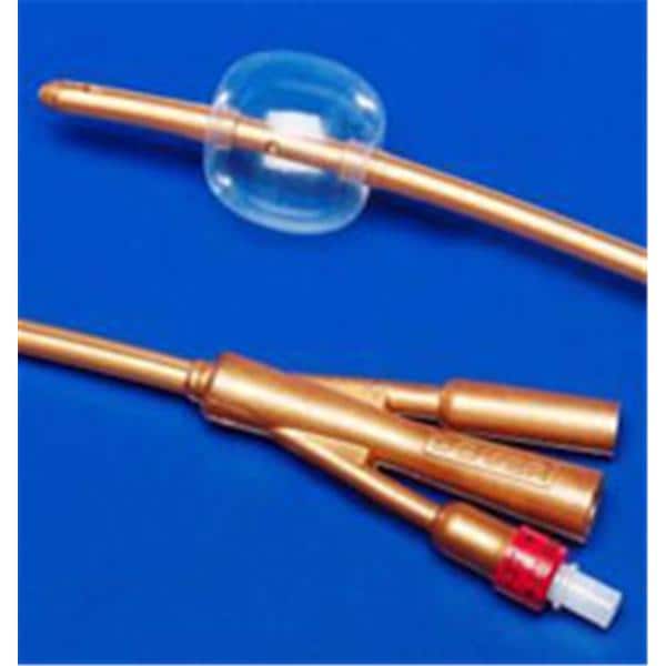 Silver Coated, Silicone Foley Catheter, 5mL, 2-Way, 18FR, 10/ctn (Continental US Only)