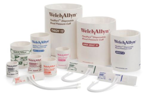 Blood Pressure Cuff, Neonate 2, 2 Tube, Luer Slip Connector, Disposable, 10/bx (US Only)