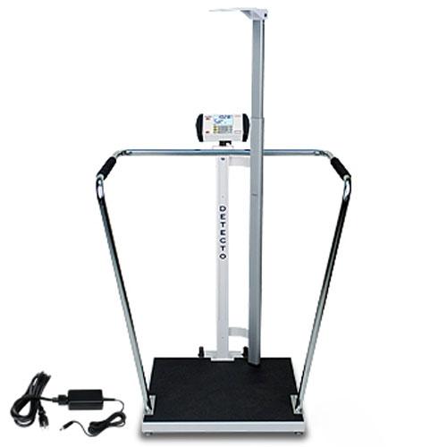 Digital Bariatric Handrail Scale, 1000lbs Capacity, w/ Height Rod & AC Adapter (DROP SHIP ONLY)