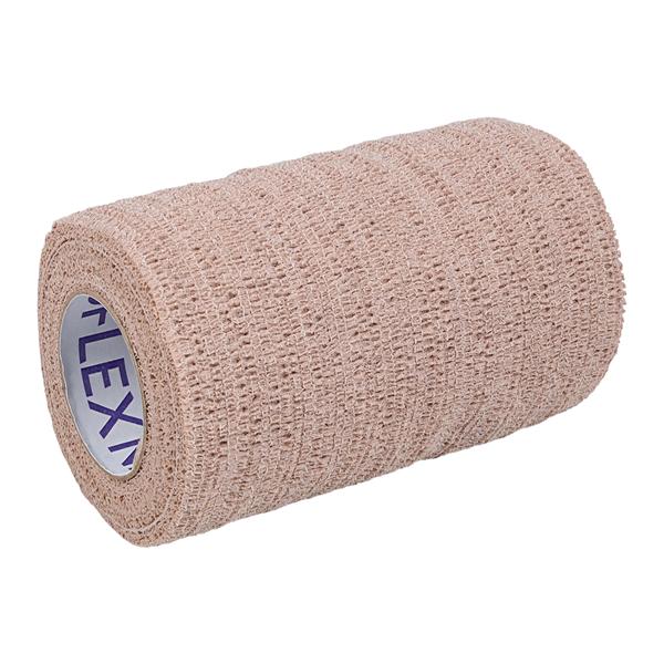 Self-Adherent Wrap, 4" x 5 yds, Tan, Hand Tear, Latex Free (LF), Sterile (ST), 18 rl/cs