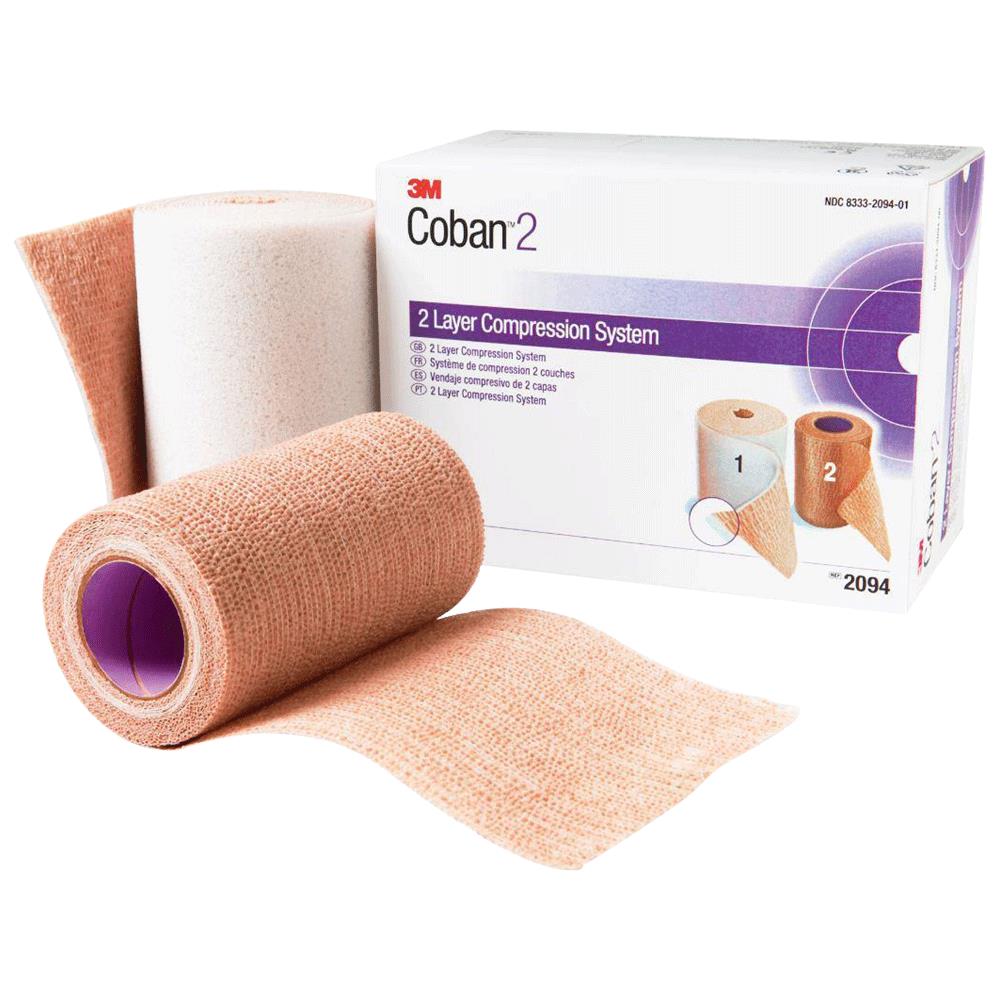 Compression System, Above the Knee, 6" x 3.8yd Comfort, 6" x 4.9yd Compression, 1/bx, 8 bx/cs (Continental US+HI Only)
