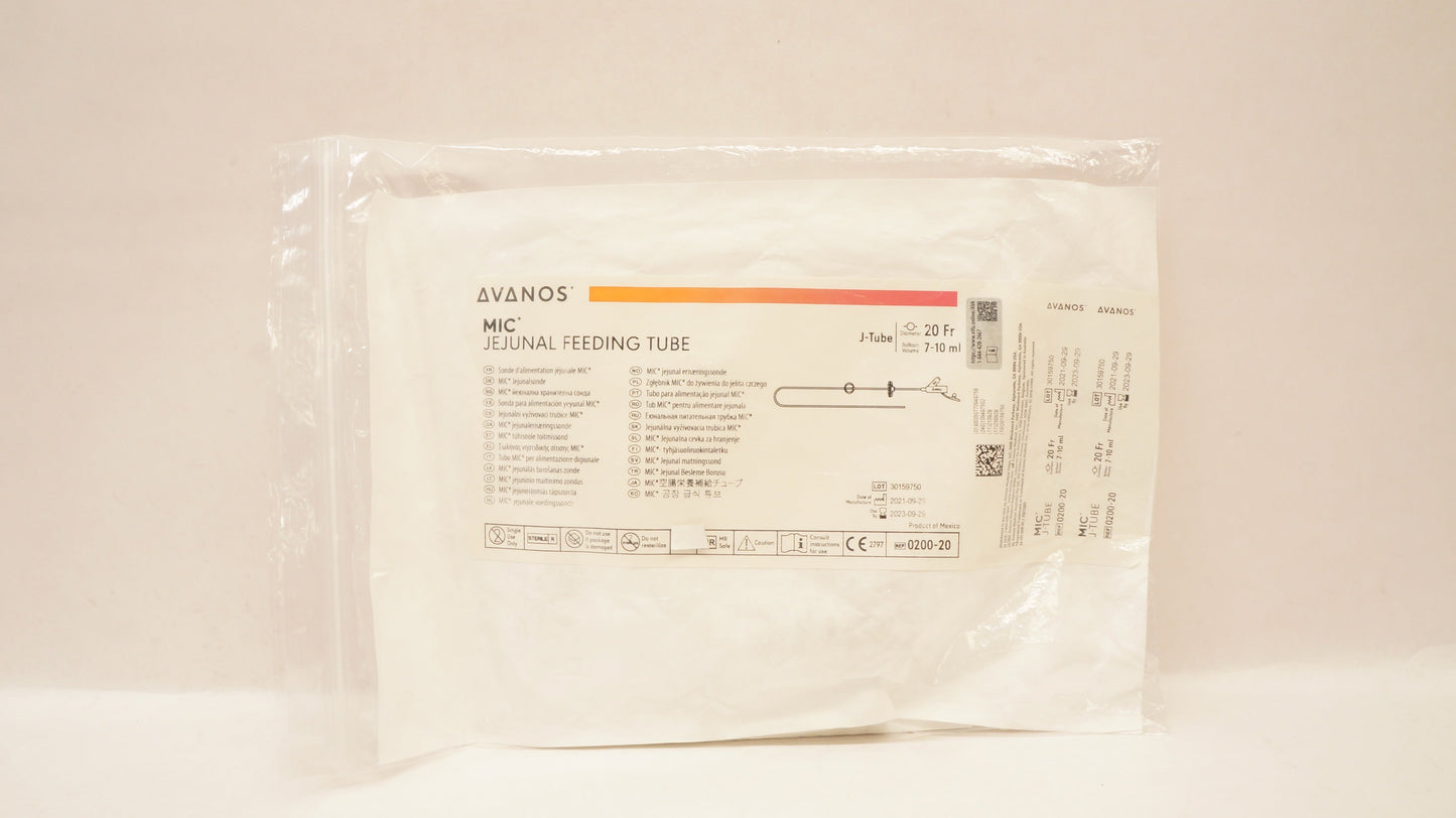 Feeding Tube, Jejunal, 20 FR, 51cm, 1/ea (US Only) (Authorized Distributor Sub-Agreement Required  - See Manufacturer Details Page)
