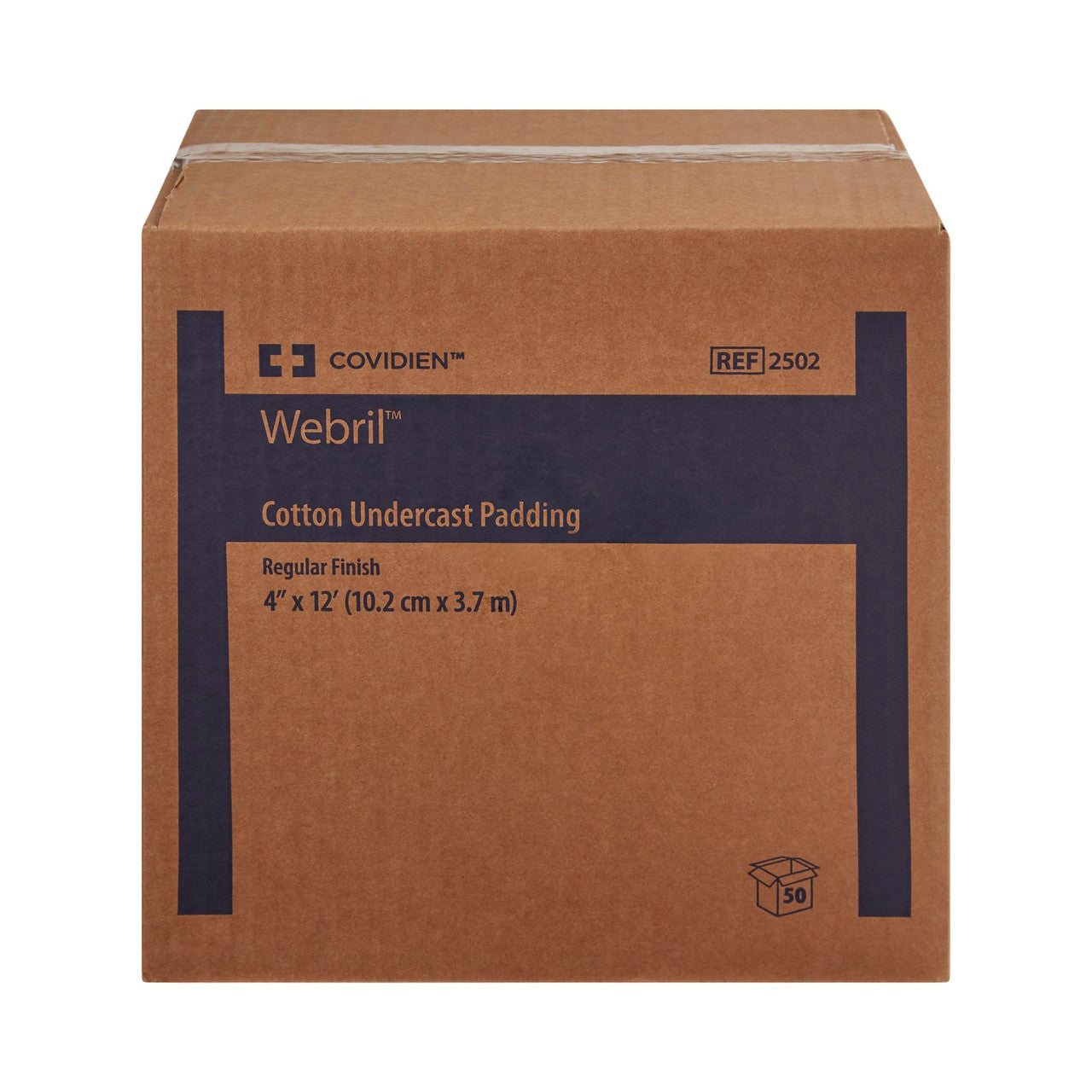 Webril Undercast Padding, Regular Finish, 4" x 4 yds, 50 rl/cs (Continental US Only)