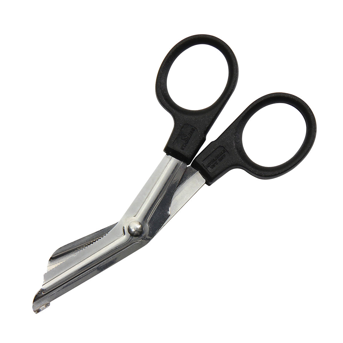 Stainless Steel Bandage Shears, Black Handle, 7" (DROP SHIP ONLY - $150 Minimum Order)