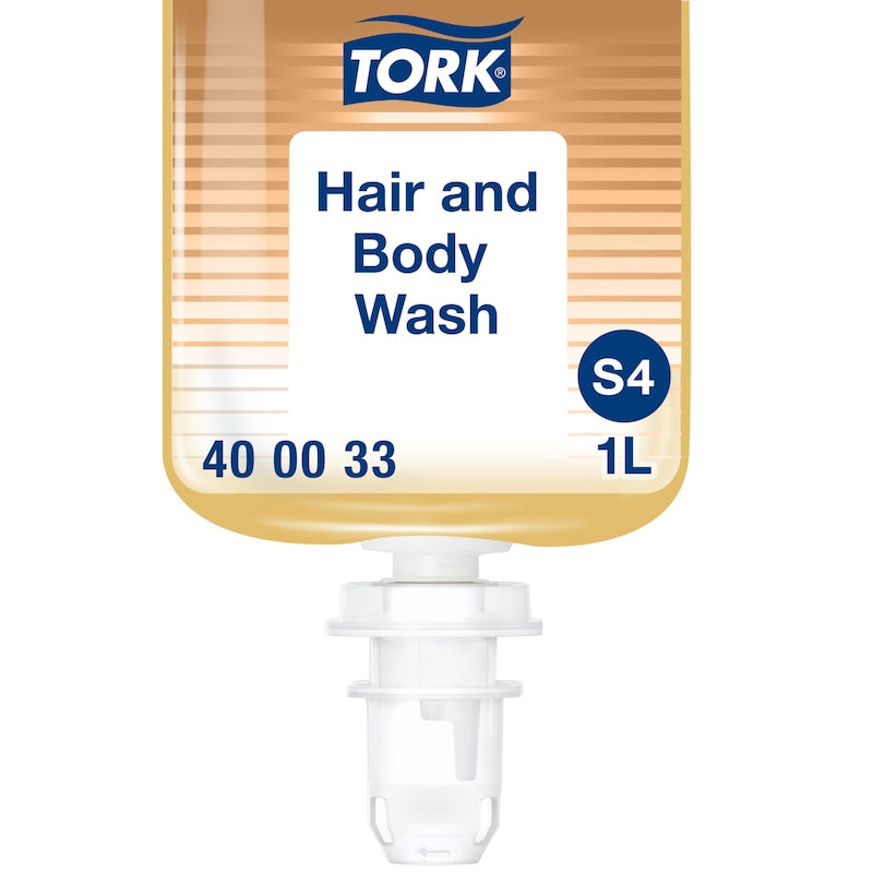 Hair & Body Wash, Tork Orange, Clean Scent, 1 ltr, 6/cs