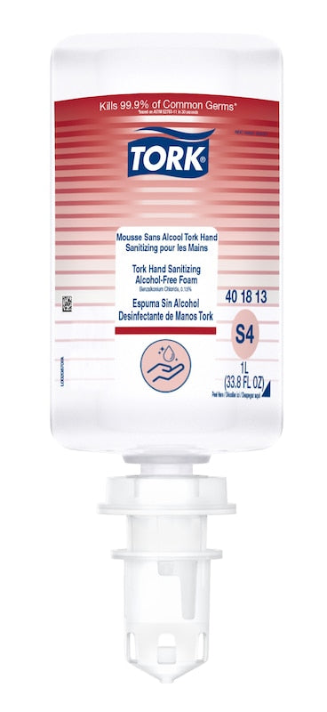 Premium Hand Sanitizer, Foam, Alcohol-Free, 33.8 oz, 6/cs (80 cs/plt)