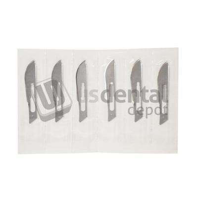 Rib-Back Carbon Steel Blade, Non-Sterile, Size 21, 6/strip, 25 strips/cs (US Only) (Not Available For Sale into Canada)