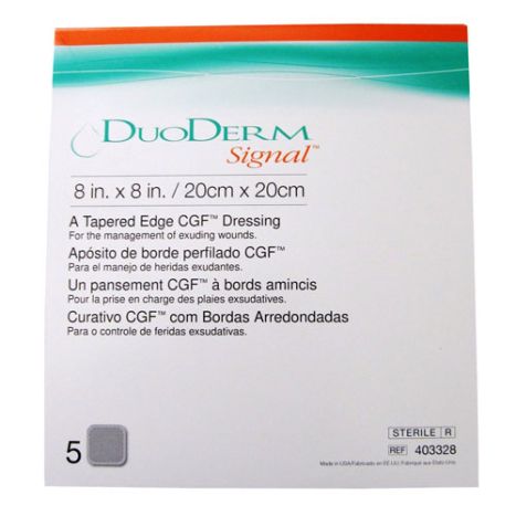 Hydrocolloid Dressing, Beige, Square, 8" x 8", 5/bx (Continental US Only)