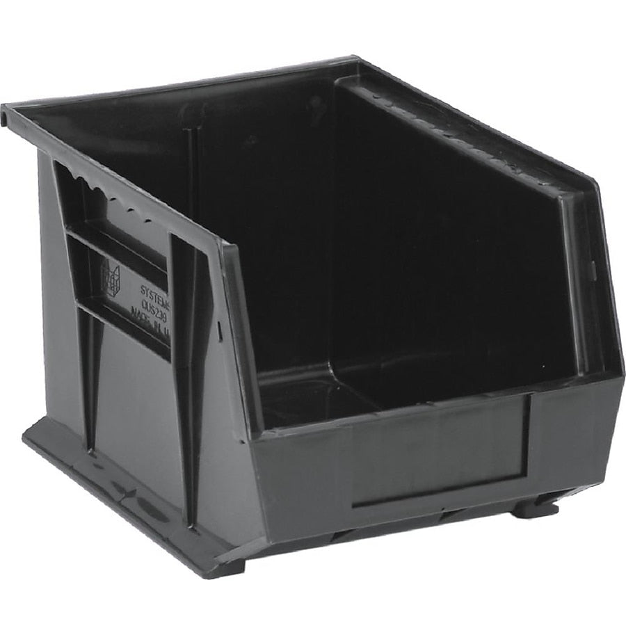 Bins, Stack and Hang, Black, 10-3/4" x 8-1/4" x 7", 6/ctn (DROP SHIP ONLY)