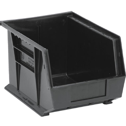 Bins, Stack and Hang, Black, 10-3/4" x 8-1/4" x 7", 6/ctn (DROP SHIP ONLY)