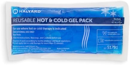 Gel Pack, Hot/Cold, Medium, 4.5" x 9", Reusable, 24/cs