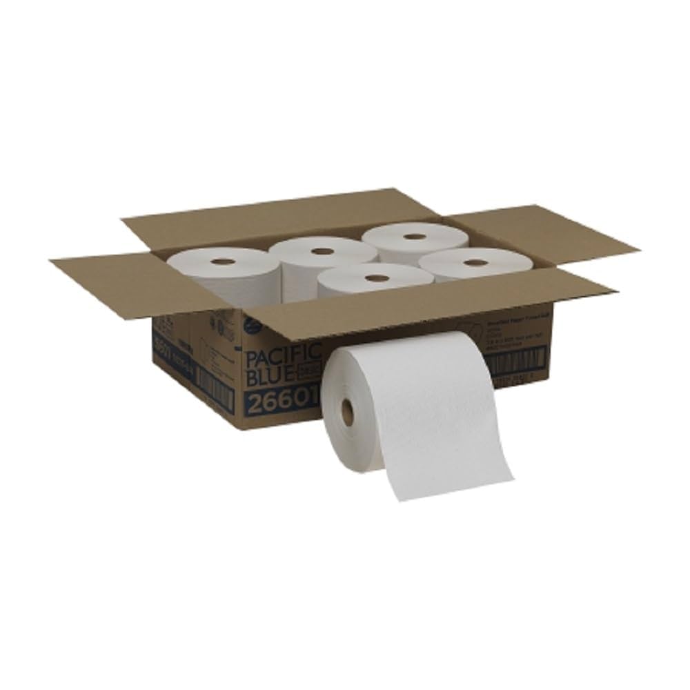 Roll Towel, White High Capacity, 800 sheets/rl, 6 rl/cs