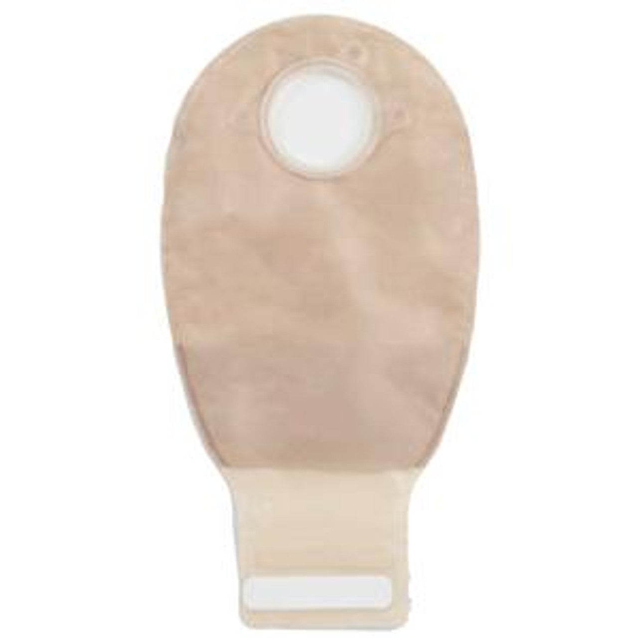 Closed-End Pouch, 12", 2-Sided Comfort Panel, Tail Closure, Filter, Tan, 2 3/4" Flange, 10/bx (Continental US Only)