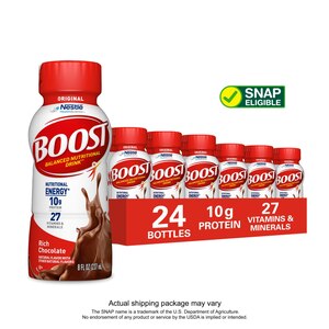 Boost Original, Chocolate, Clean, 8 fl oz, 24/pk (Minimum Expiry Lead is 90 days; Non-Returnable) (Continental US Only) (Nestle products cannot be sold online without Nestle's prior written permission) (Products cannot be sold on Amazon.com or any other 3rd party site)