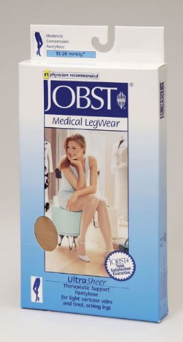 Compression Stocking, Waist High, 15-20 mmHG, Closed Toe, Classic Black, X-Large (Continental US Only)