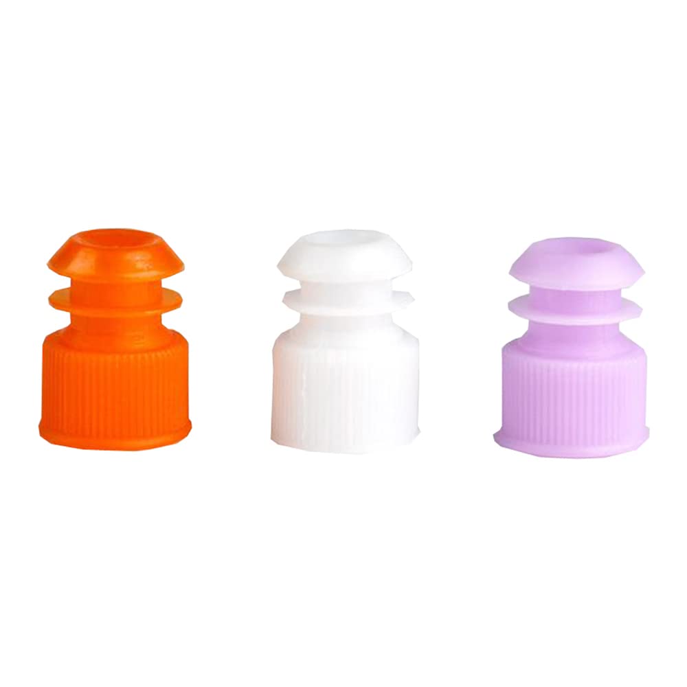 Test Tube Cap, 13mm, Flanged Plug, White, 1000/bg